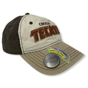 Tecate Cerveza Beer Men's Official Licensed Hat Cap With Built In Bottle Opener